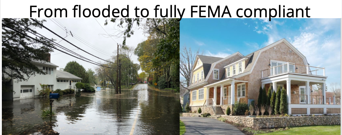 FEMA compliant home elevated by ERI