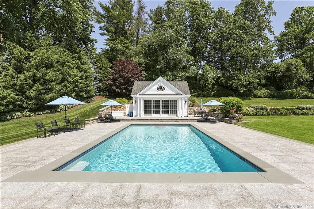 Pool house in Darien, CT built and designed by ERI Building and Design